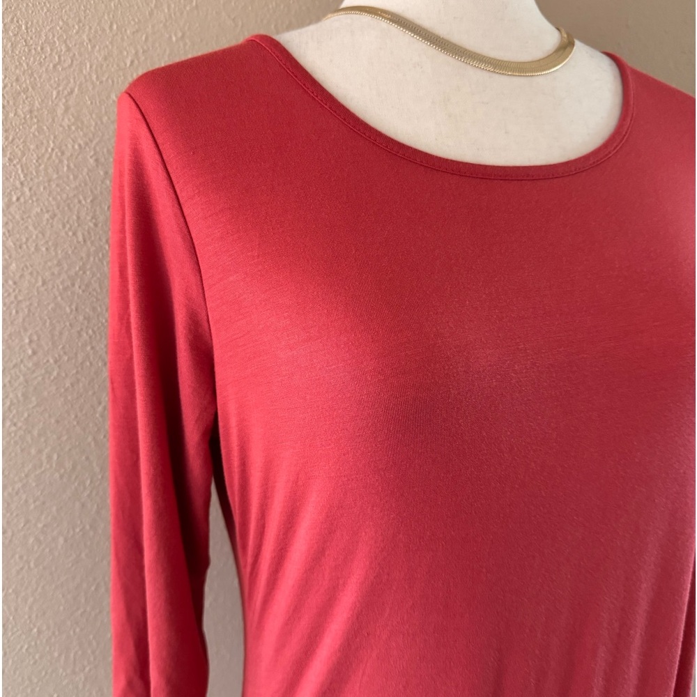 Dark red rust bodysuit 3/4 sleeves - Picture 9 of 9